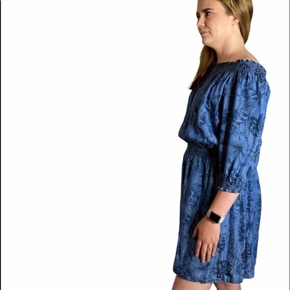 Walter Baker Kaiser Dress Blue L NWOT - Picture 2 of 10